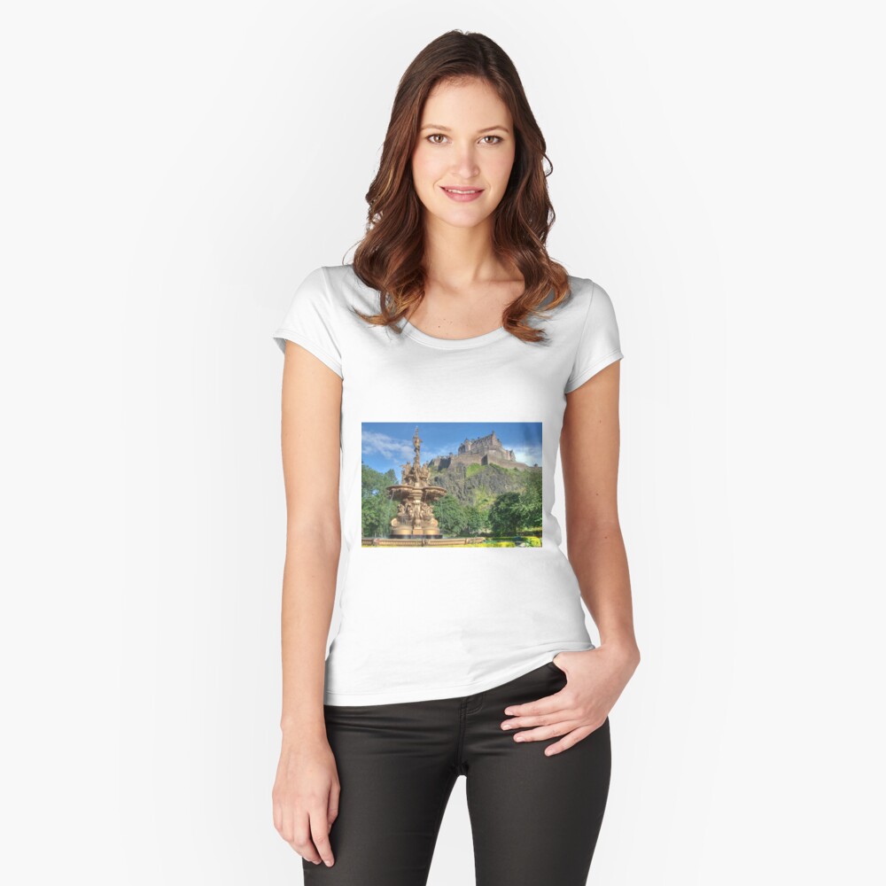 Item preview, Fitted Scoop T-Shirt designed and sold by goldyart.