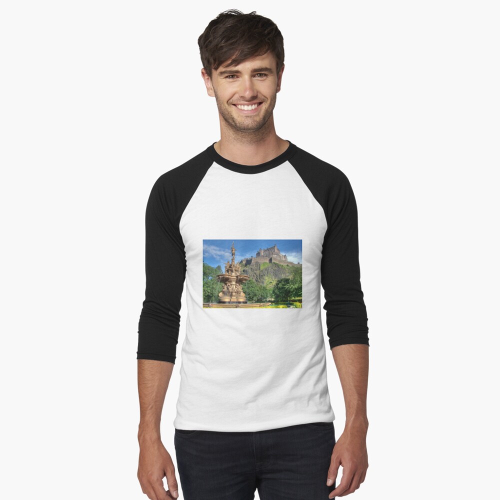Item preview, Baseball ¾ Sleeve T-Shirt designed and sold by goldyart.
