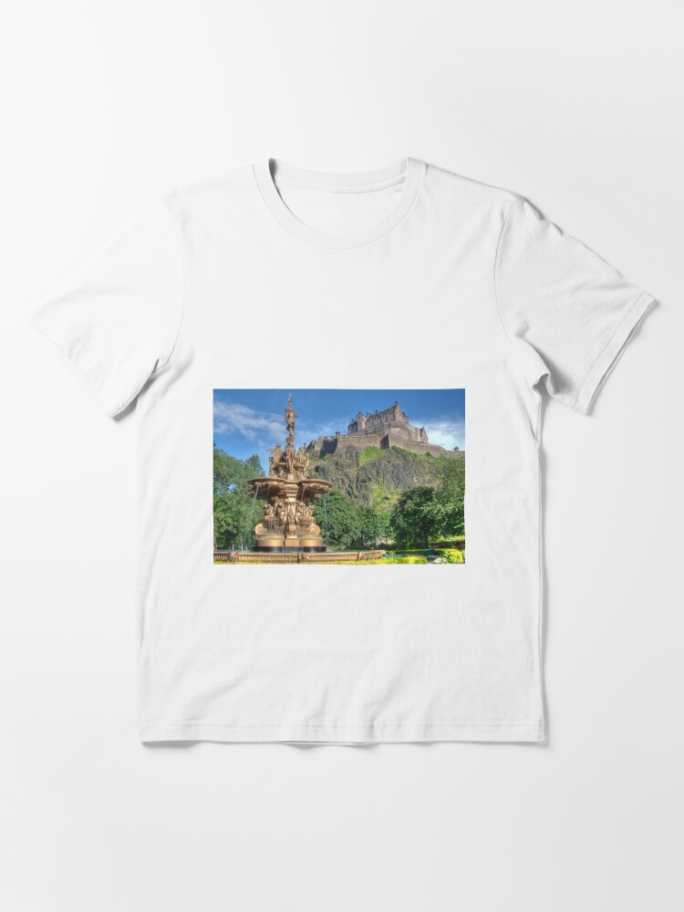 Thumbnail 2 of 7, Essential T-Shirt, Edinburgh Castle , Scotland designed and sold by David Rankin.