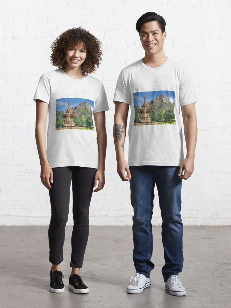 Thumbnail 1 of 7, Essential T-Shirt, Edinburgh Castle , Scotland designed and sold by David Rankin.