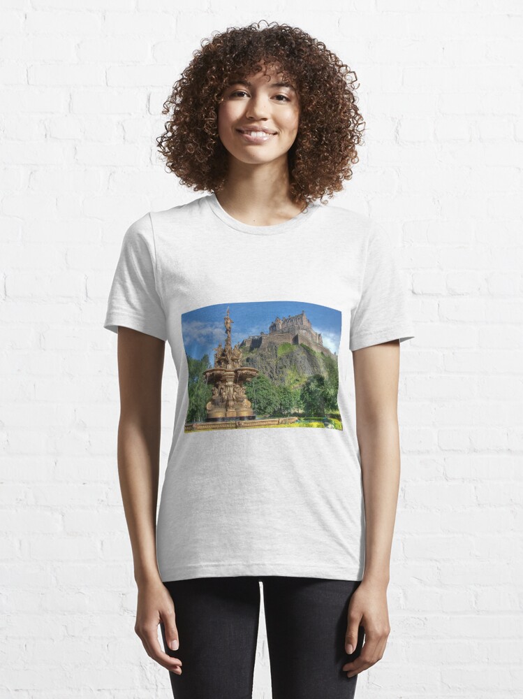 Thumbnail 6 of 7, Essential T-Shirt, Edinburgh Castle , Scotland designed and sold by David Rankin.