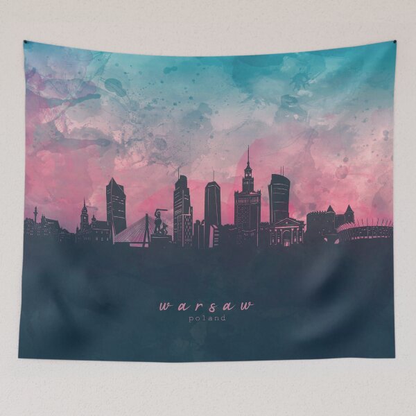Item preview, warsaw skyline designed and sold by BekimART2.