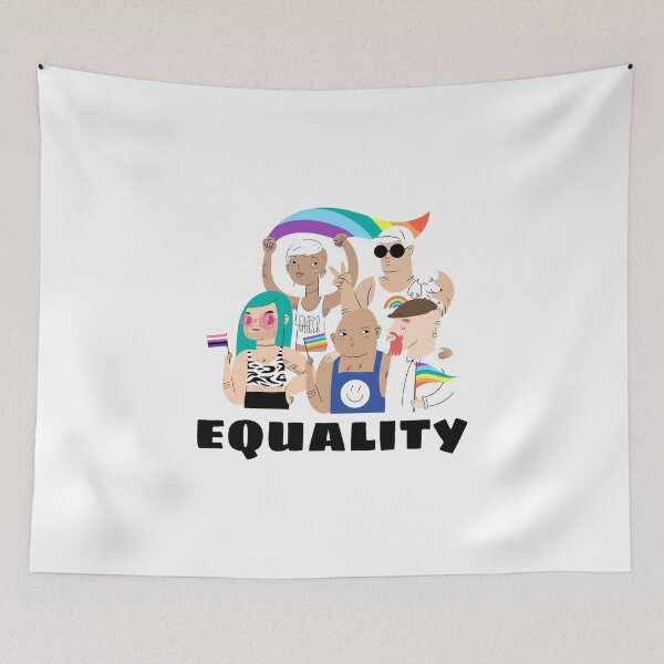 Item preview, Gay Pride - Equal rights designed and sold by ErenStream.