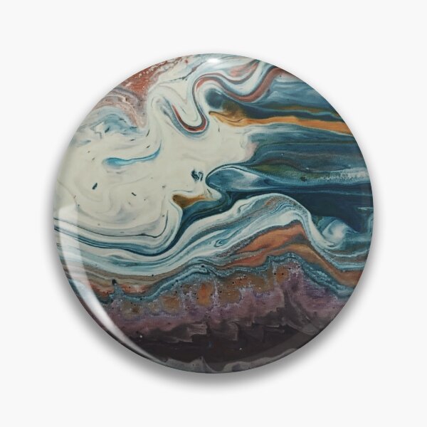 Item preview, blue brown and white art painting  designed and sold by Ralphydoog.