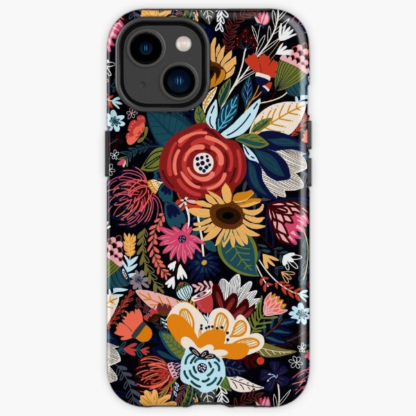 Popping Moody Floral  iPhone Tough Case