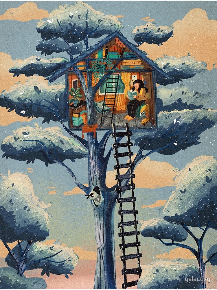 アクリル絵画　“Tree House” 61qk5onjAGL._UF350,350_QL80_.jpg