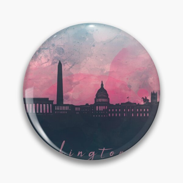 Item preview, washington dc skyline designed and sold by BekimART2.
