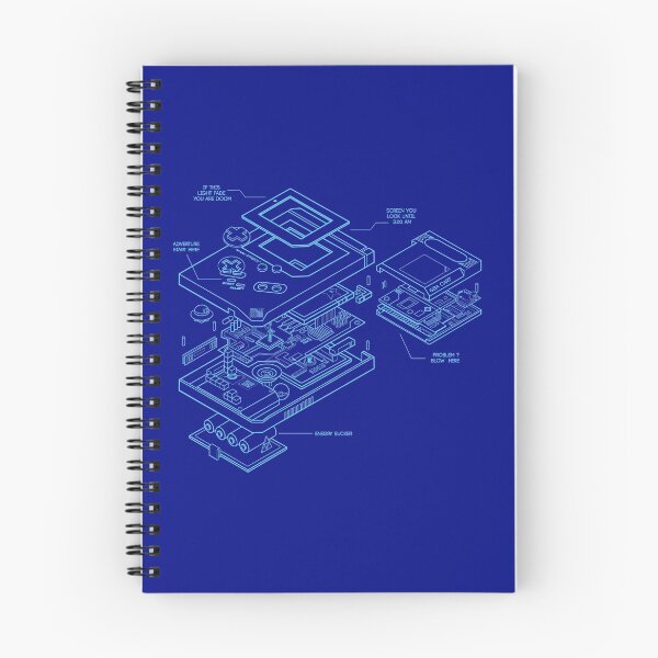 Item preview, Retro handheld blueprint - retrogaming for your shirt designed and sold by DerNerd.