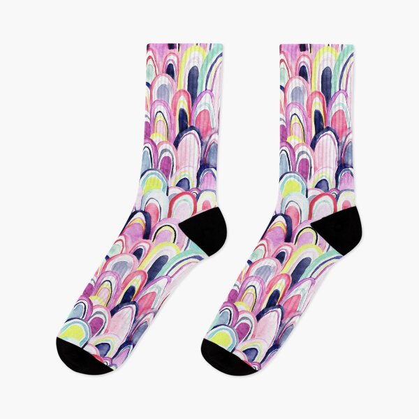 Item preview, Pastel Watercolor Mermaid Scales  designed and sold by TigaTiga.