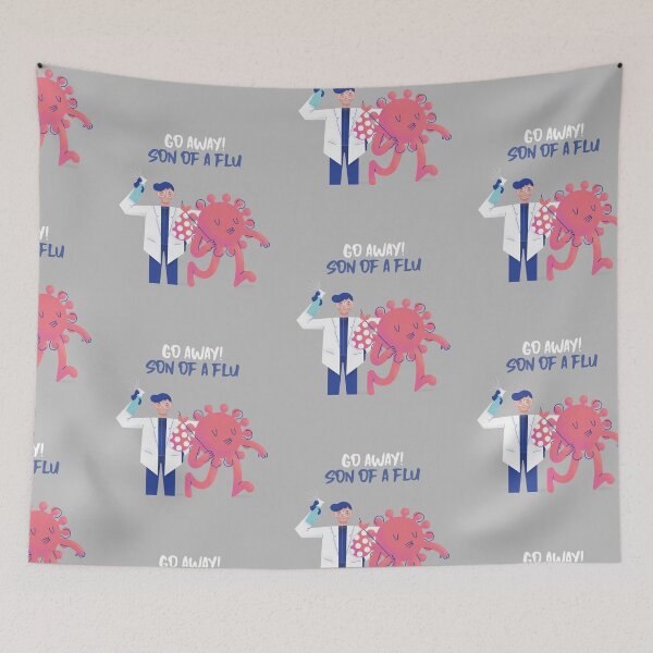 Item preview, Go away! Son of a flu designed and sold by wydrenpng.