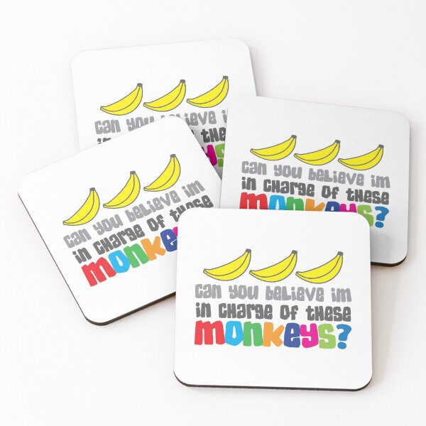 Item preview, Can you believe I'm in charge of these Monkeys? designed and sold by jazzydevil.