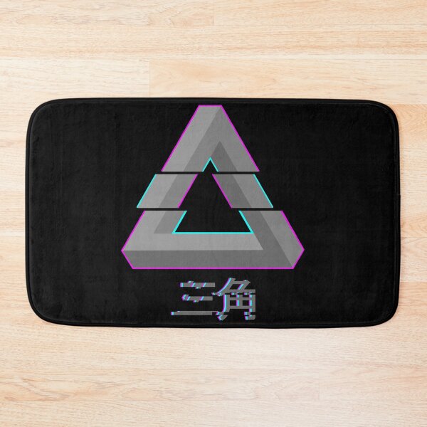 Item preview, Penrose Triangle - Glitch Vaporwave designed and sold by DerNerd.
