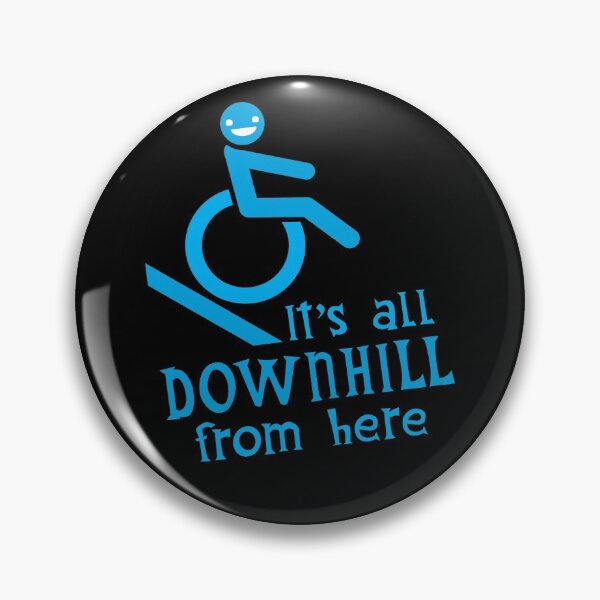 Item preview, It's all downhill from here designed and sold by jazzydevil.