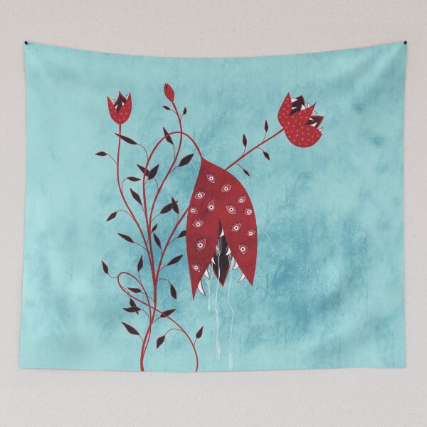 Item preview, Creepy Carnivorous Plant With Eyes Horror designed and sold by Boriana Giormova.