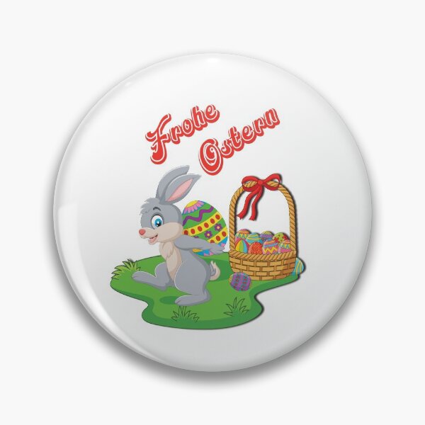 Item preview, Happy Easter - Easter bunny with Easter eggs designed and sold by QuenLotta-Arts.