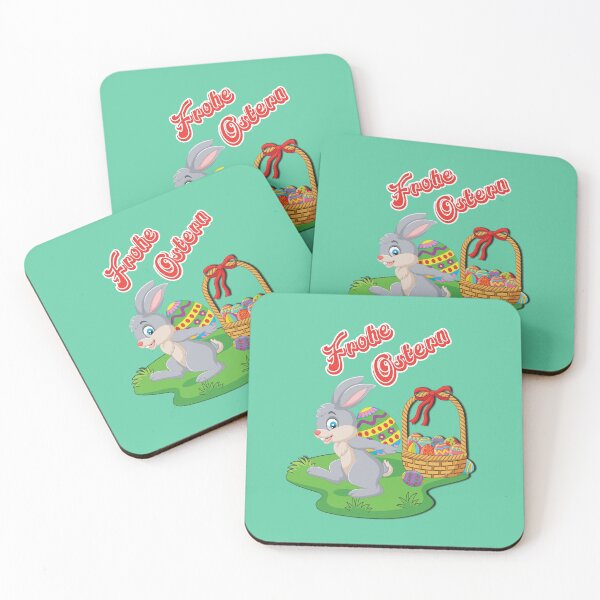 Item preview, Happy Easter - Easter bunny with Easter eggs designed and sold by QuenLotta-Arts.