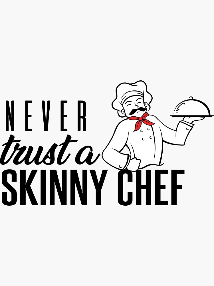 "Chef in the kitchen" Sticker by mcmarv Redbubble