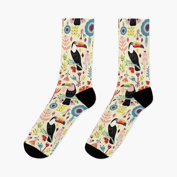 Item preview, Colorful Toucans On Cream designed and sold by TigaTiga.