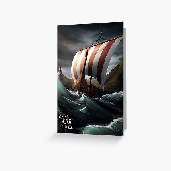 Sagas des Mers Grises : le Sabot de Sleipnir Carte de vœux