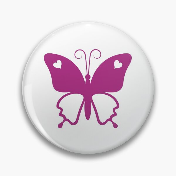 Item preview, Bonita mariposa blanca con un corazón sobre un fondo morado designed and sold by Deviser.