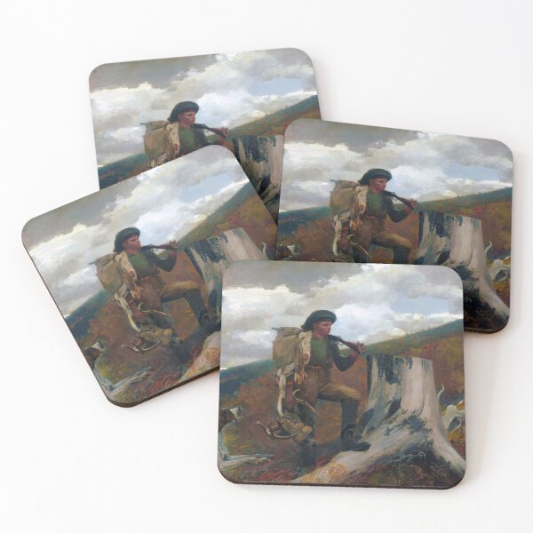 Item preview, A Huntsman and Dogs by Winslow Homer (1891) designed and sold by allhistory.
