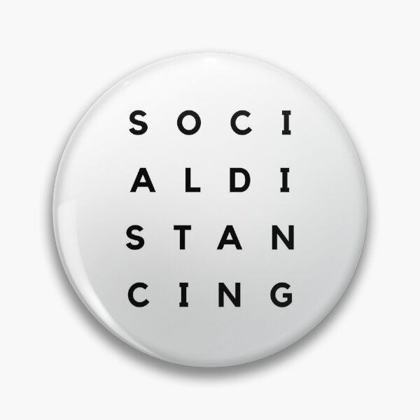 Item preview, Social Distancing - White Square designed and sold by steffernusse.