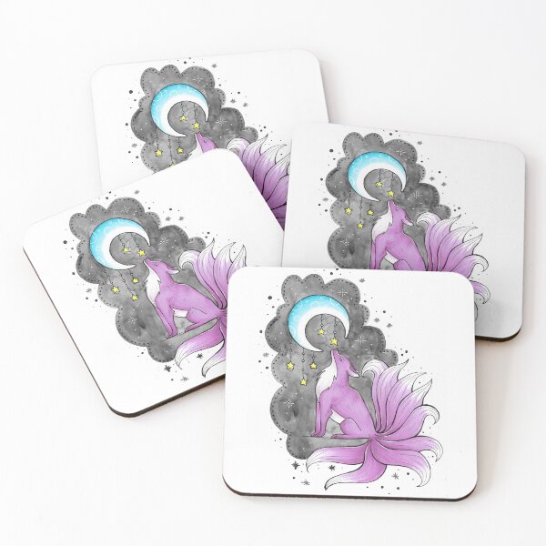 Item preview, Purple Nine Tailed Fox designed and sold by Nicholdesigns.