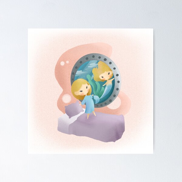 Item preview, Dreaming of a mermaid designed and sold by shopfindingbeni.