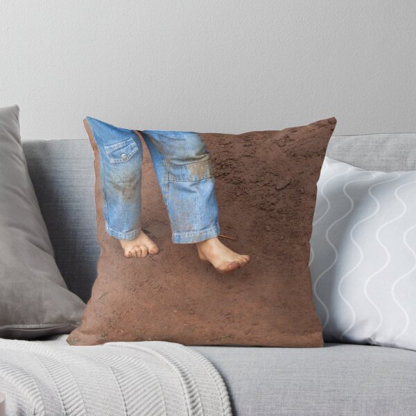 Item preview, Kid dirty feet on muddy ground designed and sold by talitafotografa.