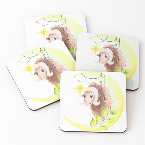 Item preview, musk ox in the moonlight designed and sold by annanauja.