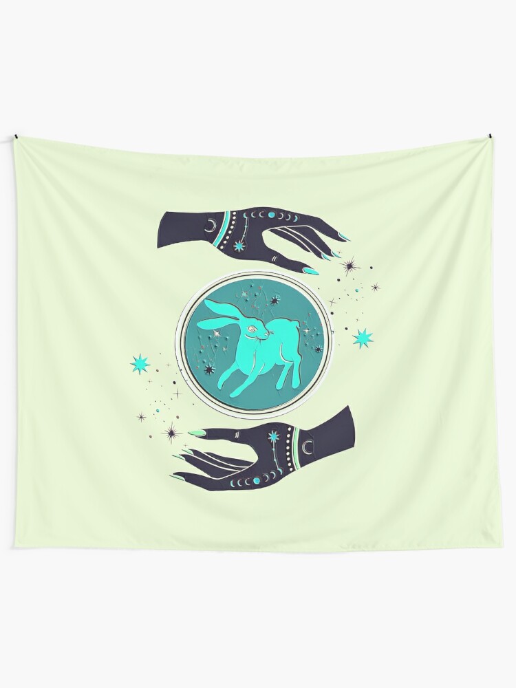 Kaninchen Ritual Hexerei Wandbehang Von Noveltiko Redbubble