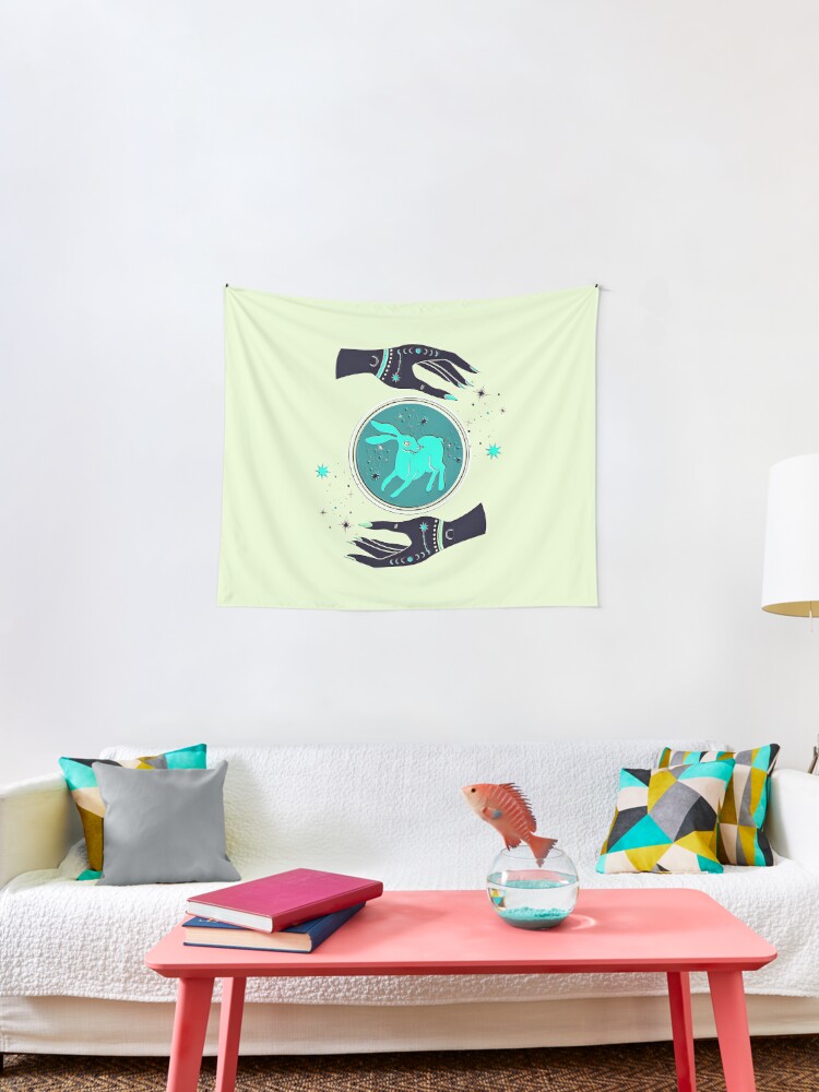 Kaninchen Ritual Hexerei Wandbehang Von Noveltiko Redbubble