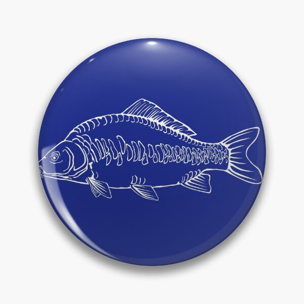 Item preview, A drawn carp in white designed and sold by RavoNeo.