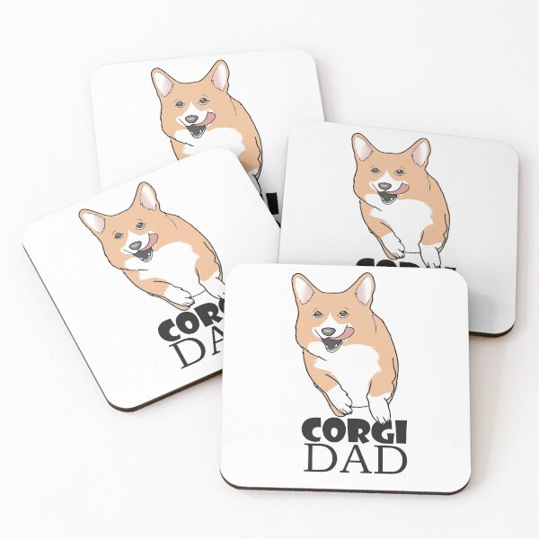 Item preview, Corgi dad design, for all corgi dads designed and sold by Sofia Dimitriadou.