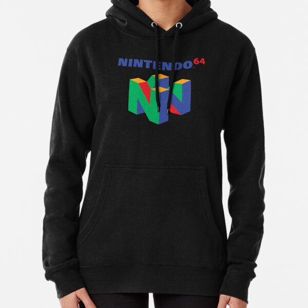 nintendo 64 white hoodie