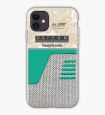 Transistor Radio - 50's Jet Green iPhone Case