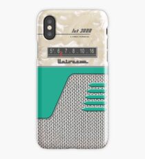 Transistor Radio - 50's Jet Green iPhone Case