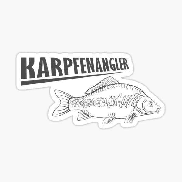 Carp Fishing Funny Stickers for Sale, Free US Shipping