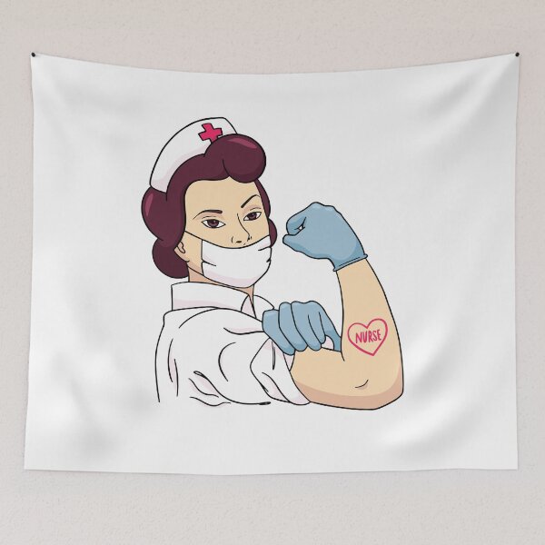 Item preview, Nurse, face mask, breathing mask designed and sold by DerSenat.
