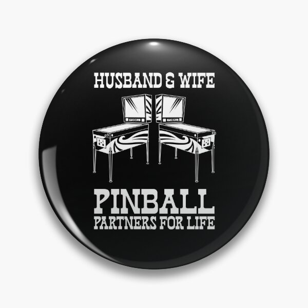 Item preview, Pinball Partners for Life Husband and Wife Valentine designed and sold by oddduckshirts.