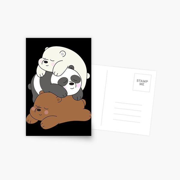 We Bare Bears Postcard