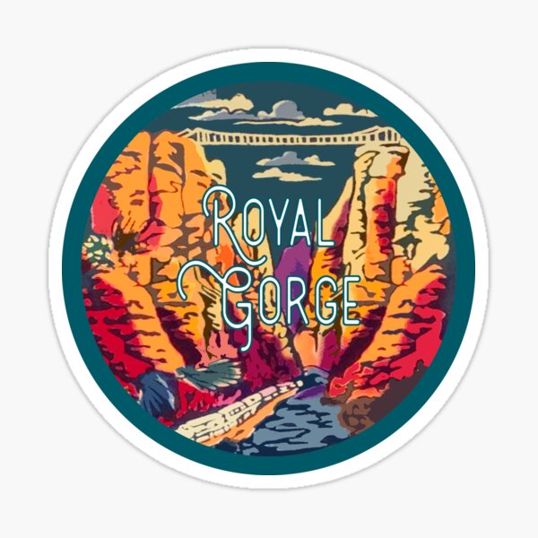 Item preview, Royal Gorge Vintage Decal designed and sold by zsonn.