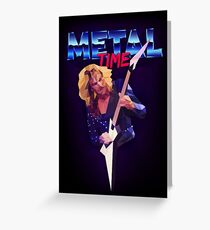 Metal Time Greeting Card