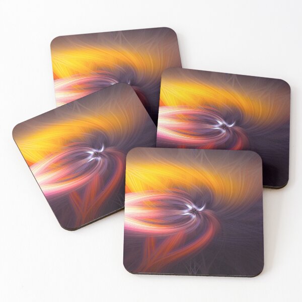 Item preview, Abstract sunset on the Loughor estuary designed and sold by Leighton Collins.