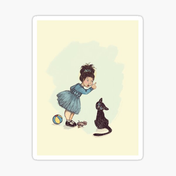 Naughty Kitty! Sticker