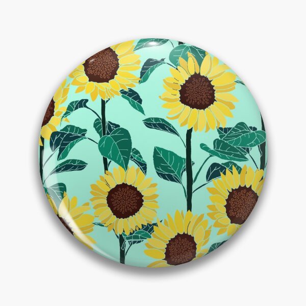 Item preview, Sunny Sunflowers - Mint  designed and sold by TigaTiga.