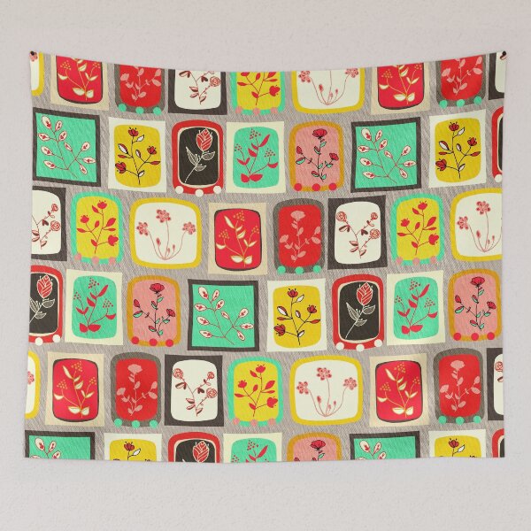 Item preview, Fabulous Framed 50s Floral  designed and sold by TigaTiga.