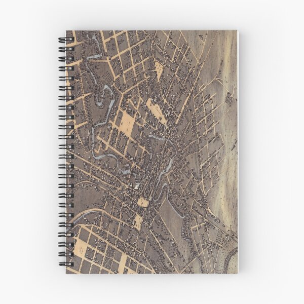Item preview, Vintage Pictorial Map of San Antonio TX (1873) designed and sold by BravuraMedia.