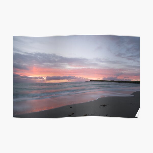 Bay of Skaill sunset Poster