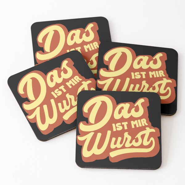 Das Ist Mir Wurst Funny German Saying Sticker for Sale by Dialectees